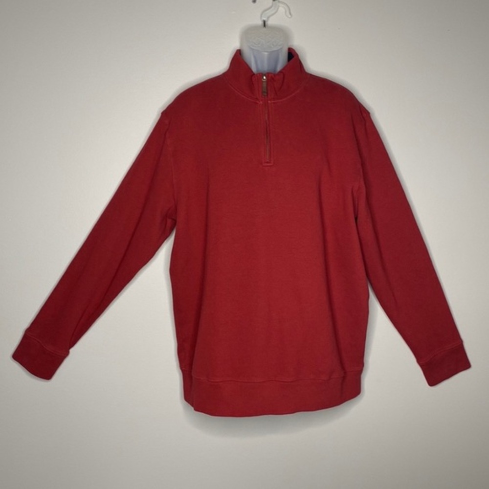 Lands’ End Bedford Rib Quarter‎ Zip Sweater